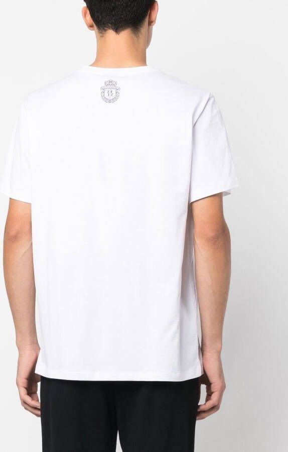 Billionaire T-shirt met ronde hals Wit