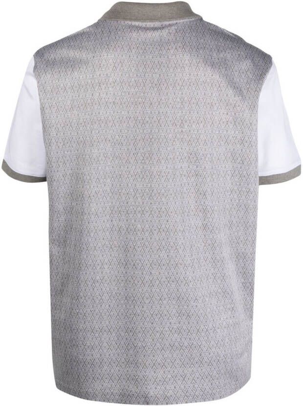 Billionaire Tweekleurig poloshirt Grijs