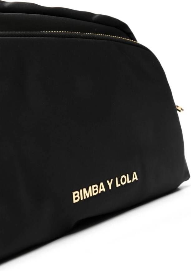 Bimba y Lola Crossbodytas met logo Zwart