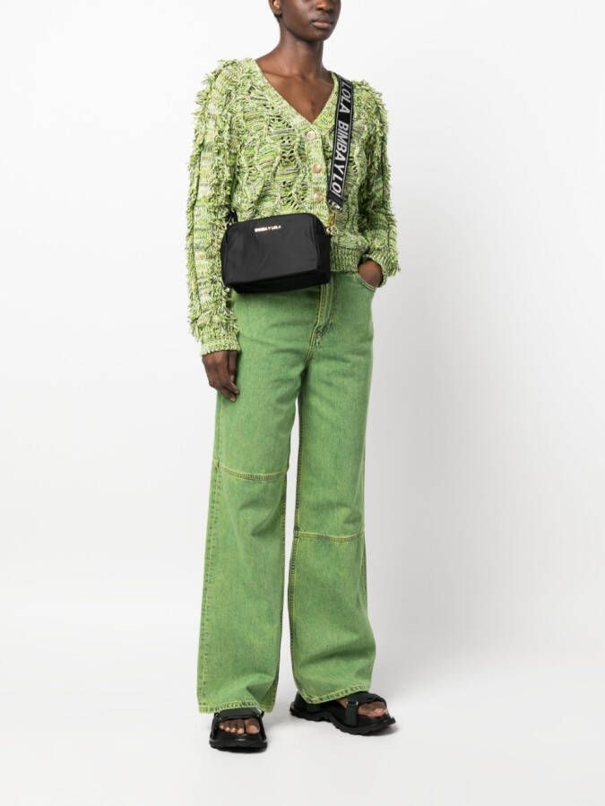 Bimba y Lola Crossbodytas met logoplakkaat Zwart