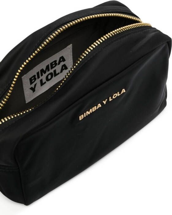 Bimba y Lola Crossbodytas met logoplakkaat Zwart
