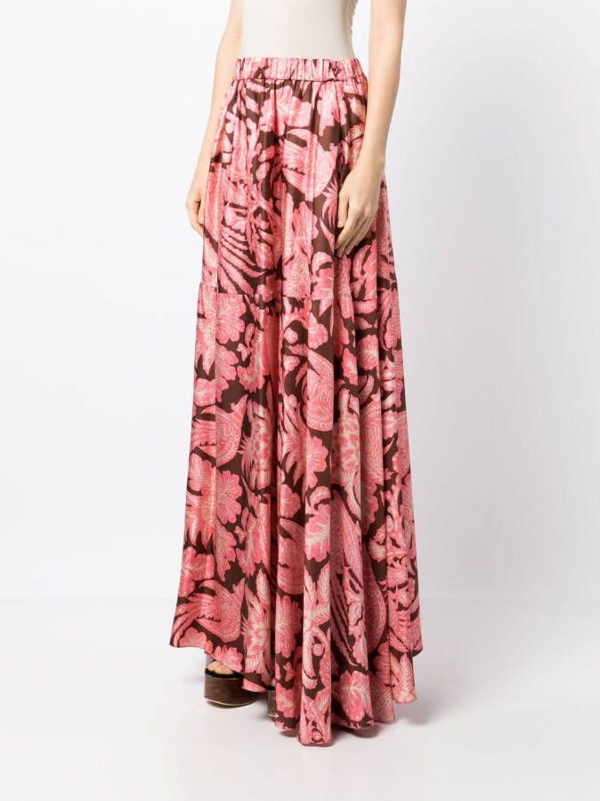 Biyan Asymmetrische maxi-rok Roze