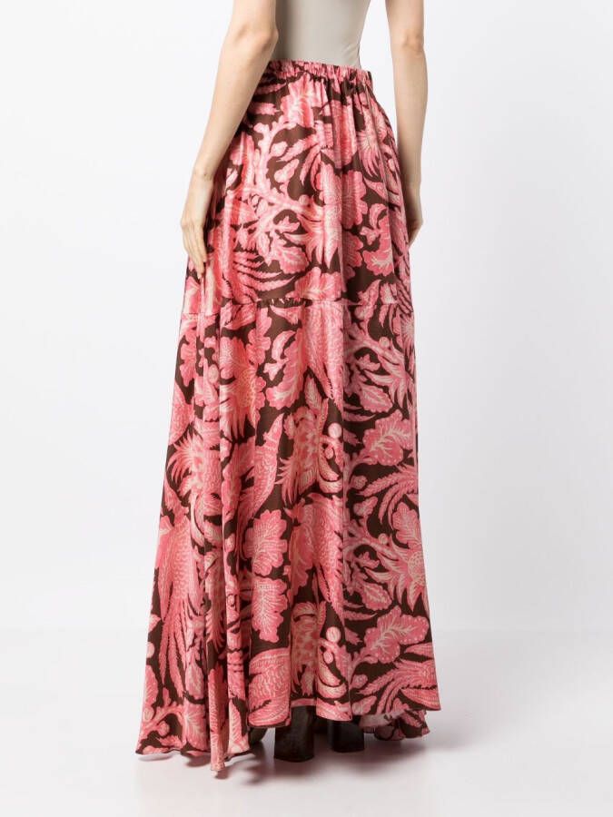 Biyan Asymmetrische maxi-rok Roze