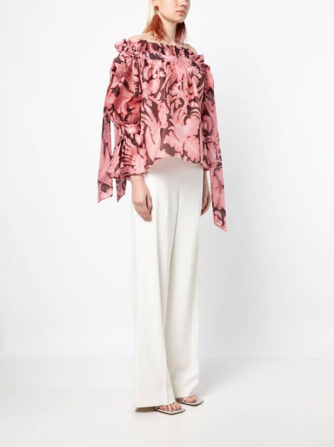 Biyan Blouse met bloemenprint Roze