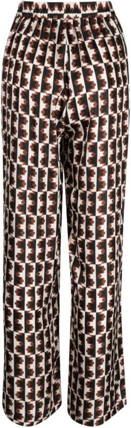 Biyan Straight broek Bruin