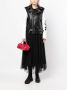 Black Comme Des Garçons Bikerjack met contrasterende mouwen Zwart - Thumbnail 3