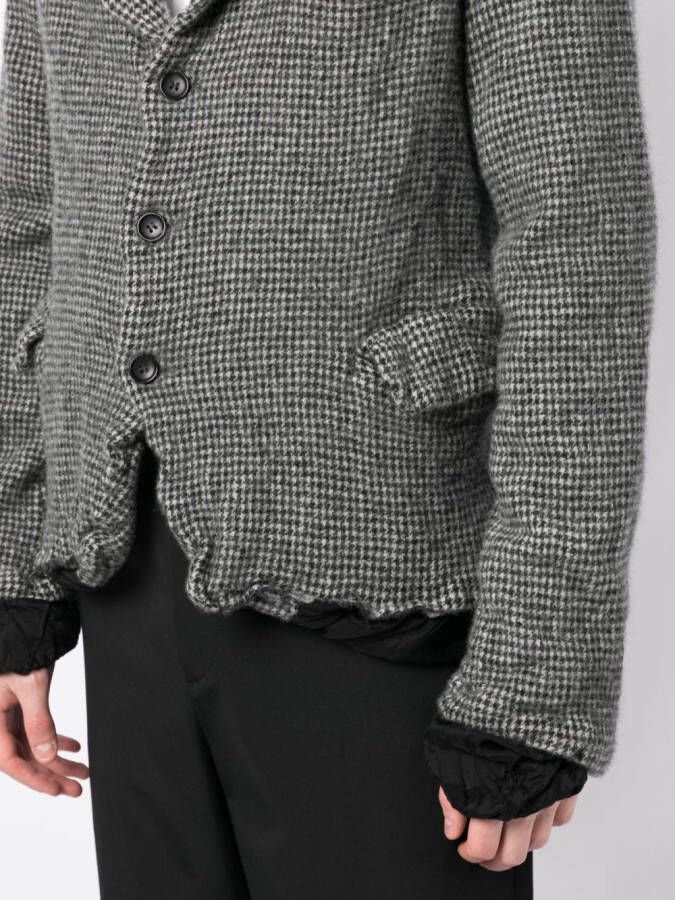 Black Comme Des Garçons Geruite blazer Grijs