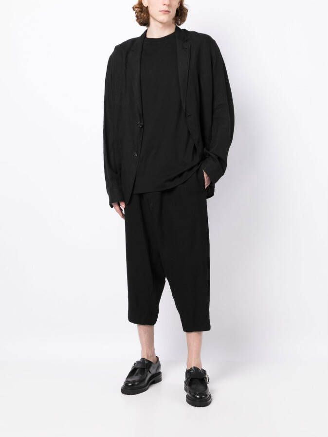 Black Comme Des Garçons Cropped broek Zwart