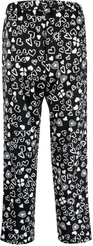 Black Comme Des Garçons Broek met toelopende pijpen Zwart