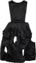 Black Comme Des Garçons Jurk met uitgesneden details Zwart - Thumbnail 2