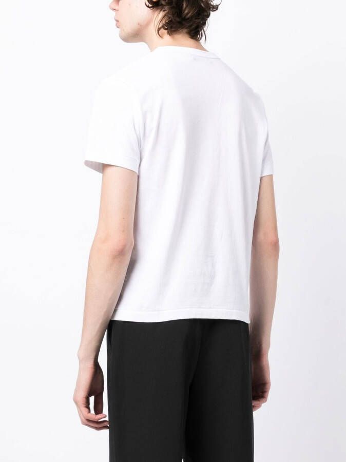 Black Comme Des Garçons T-shirt met logoprint Wit