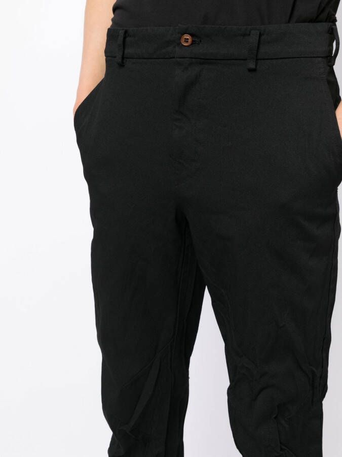 Black Comme Des Garçons Cropped broek Zwart