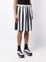Black Comme Des Garçons Shorts met doodskopprint Zwart - Thumbnail 4
