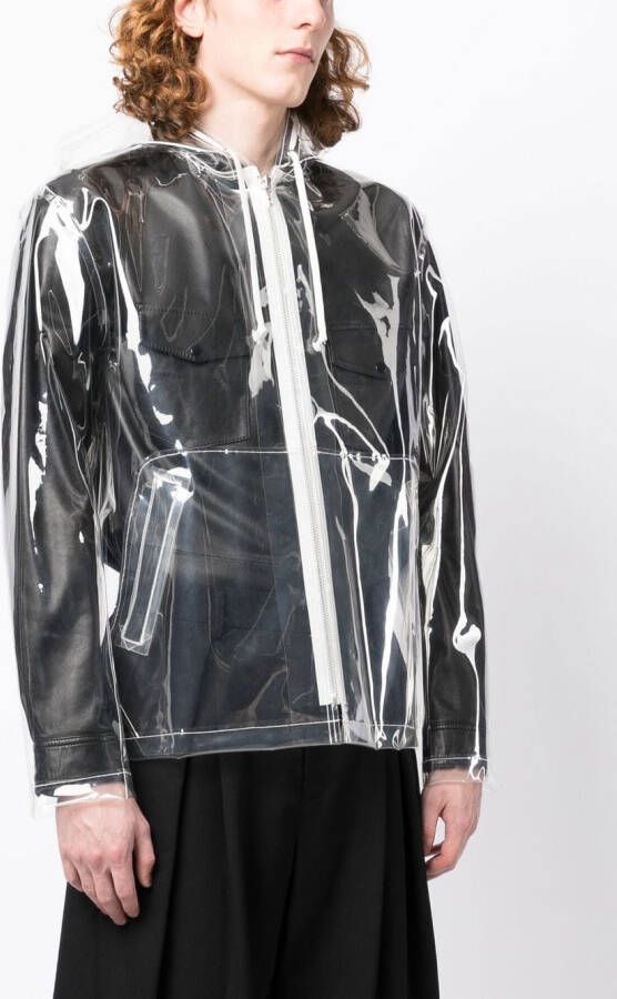 Black Comme Des Garçons Jack met tekst Beige