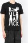 Black Comme Des Garçons T-shirt met grafische print Zwart - Thumbnail 4