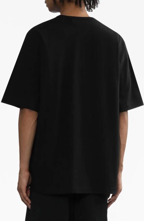 Black Comme Des Garçons T-shirt met logoprint Zwart