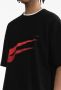 Black Comme Des Garçons T-shirt met logoprint Zwart - Thumbnail 5