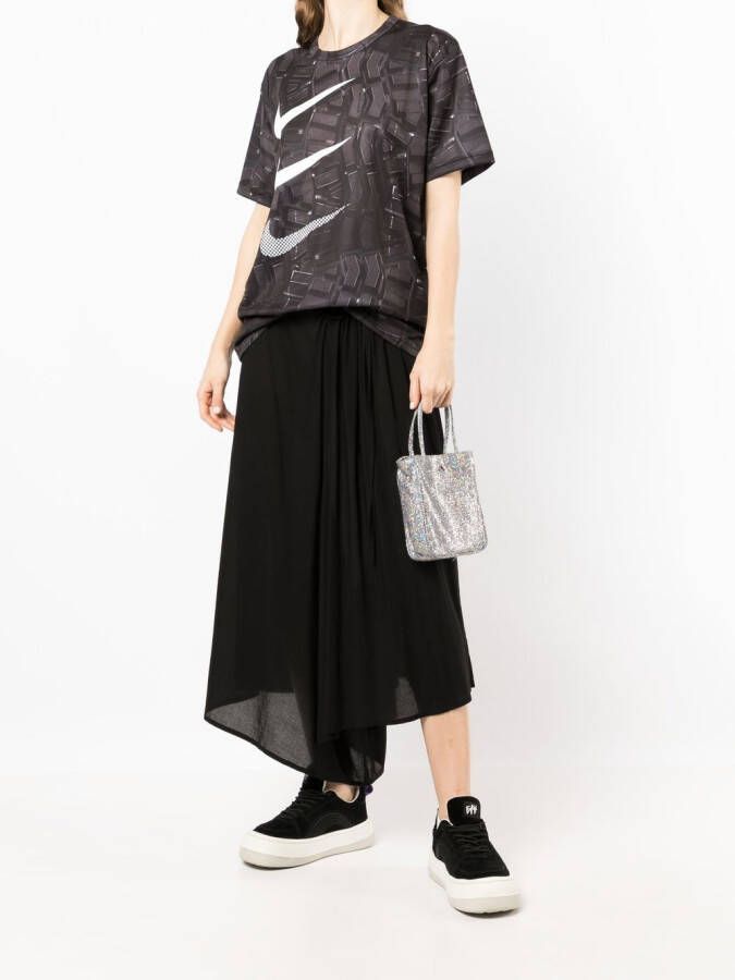 Black Comme Des Garçons T-shirt met print Zwart
