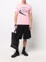 Black Comme Des Garçons x Nike T-shirt met print Roze - Thumbnail 2