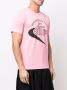 Black Comme Des Garçons x Nike T-shirt met print Roze - Thumbnail 3