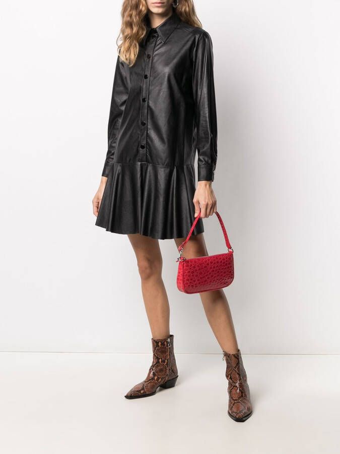 Blanca Vita Blousejurk met verlaagde taille Zwart