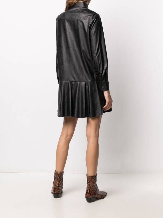 Blanca Vita Blousejurk met verlaagde taille Zwart