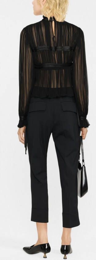 Blanca Vita Broek met vier zakken Zwart