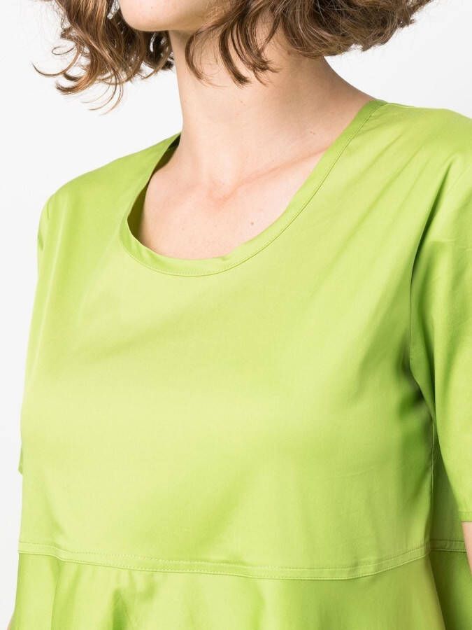 Blanca Vita Flared T-shirtjurk Groen