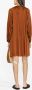 Blanca Vita Jurk met gesmockt detail Oranje - Thumbnail 4
