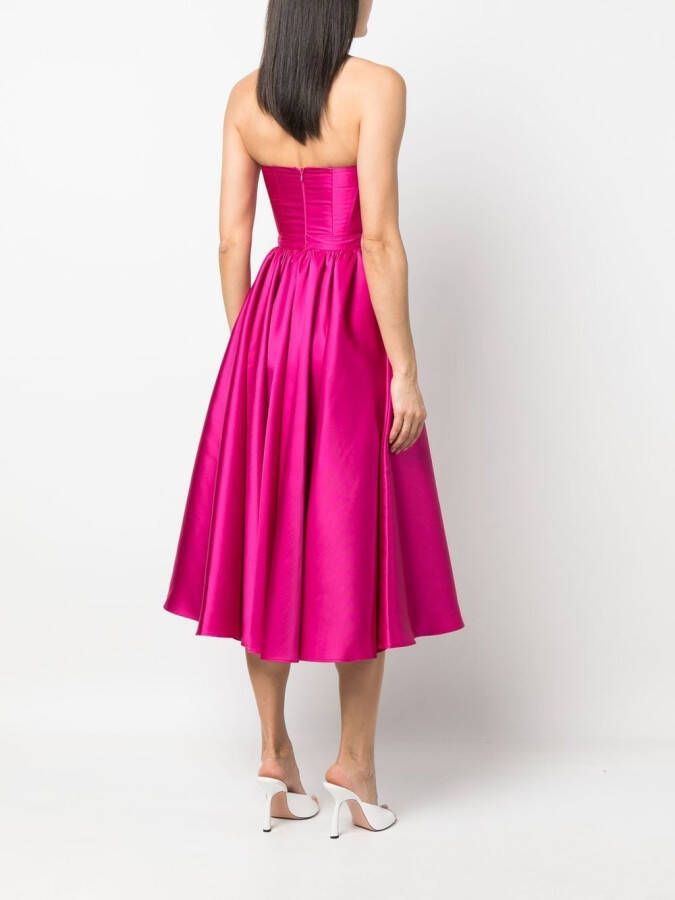 Blanca Vita Geplooide jurk Roze