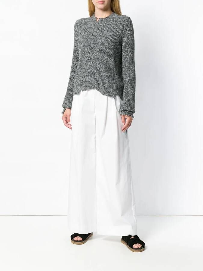 Blanca Vita high waist broek Wit