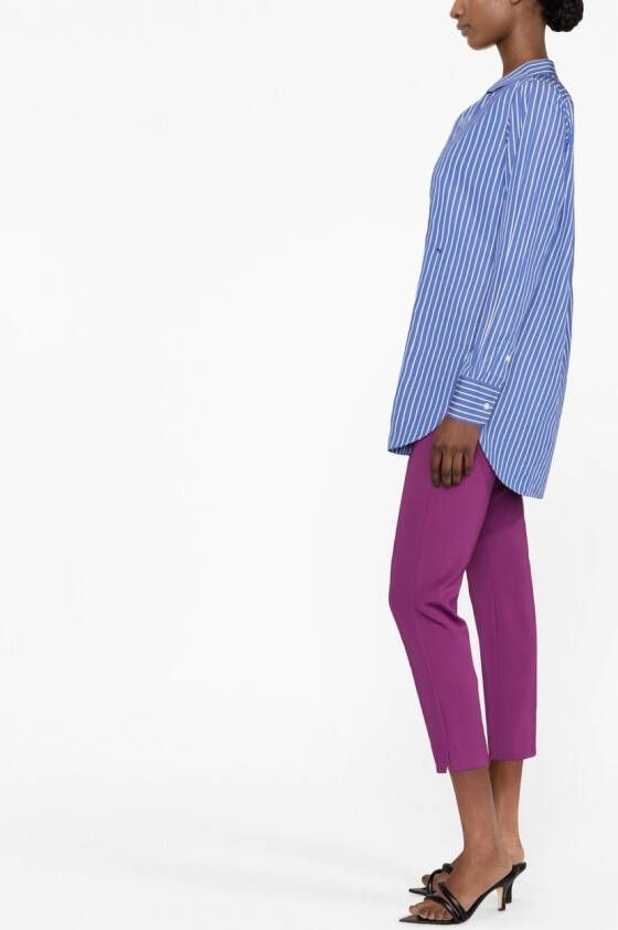 Blanca Vita Cropped broek Paars