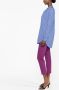 Blanca Vita Cropped broek Paars - Thumbnail 3