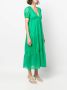 Blanca Vita Midi-jurk met korte mouwen Groen - Thumbnail 3