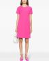 Blanca Vita Mini-jurk met ronde hals en A-lijn Roze - Thumbnail 1