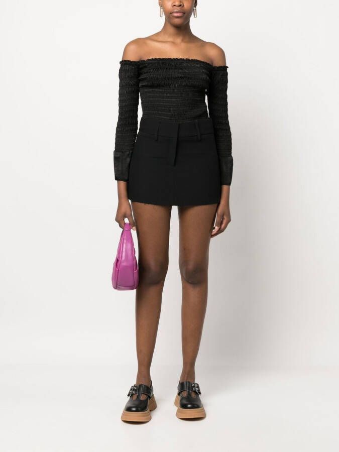Blanca Vita Mini-rok met verborgen sluiting Zwart