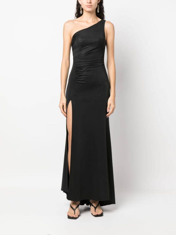 Blanca Vita Asymmetrische jurk Zwart
