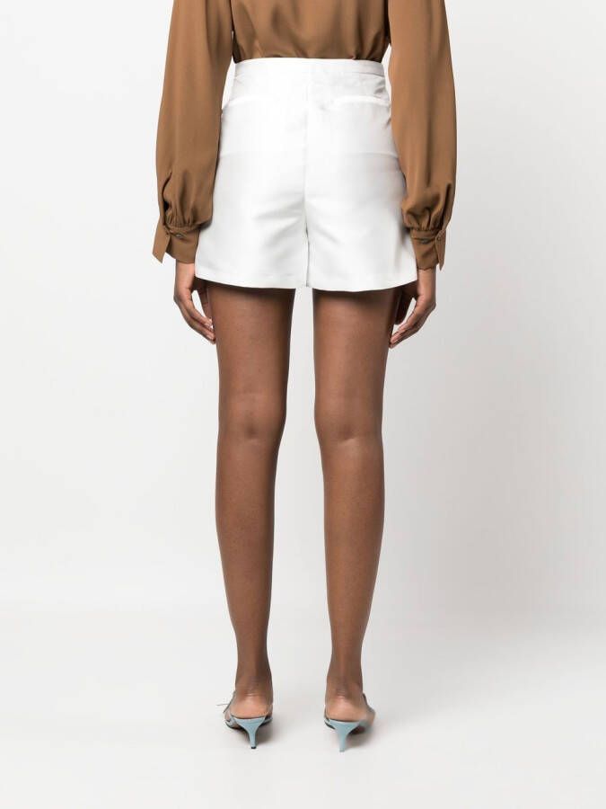 Blanca Vita Satijnen shorts Wit