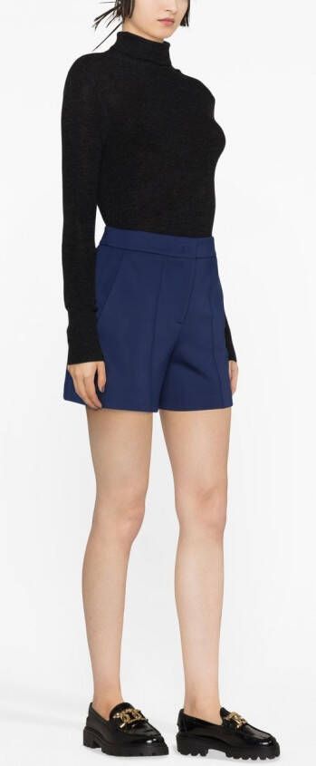 Blanca Vita High waist shorts Blauw