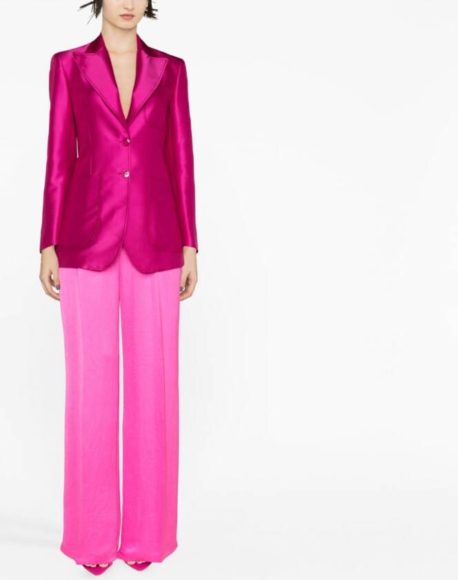 Blanca Vita Blazer met enkele rij knopen Roze