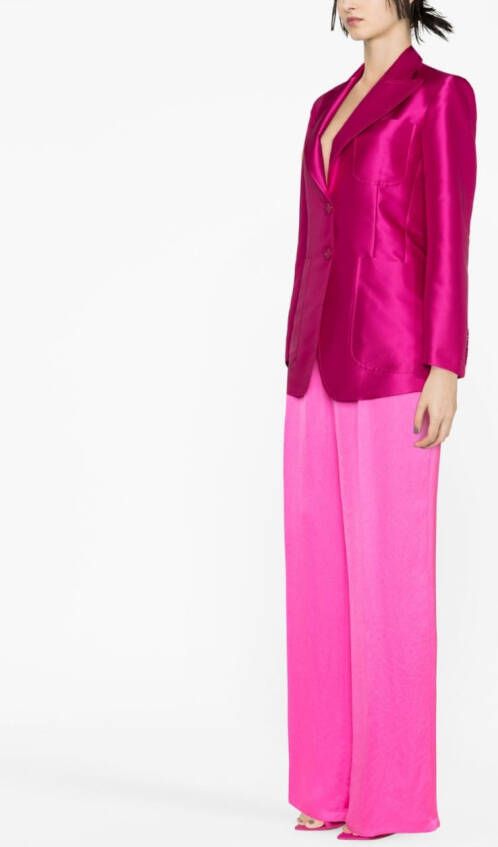 Blanca Vita Blazer met enkele rij knopen Roze