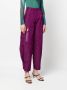 Blanca Vita Broek met toelopende pijpen Paars - Thumbnail 3