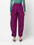 Blanca Vita Broek met toelopende pijpen Paars - Thumbnail 4