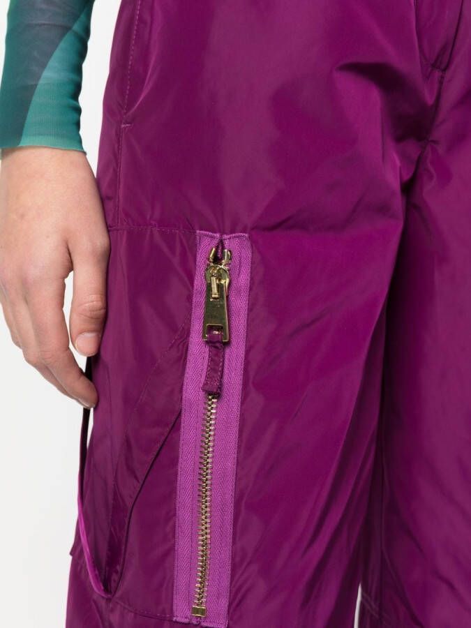 Blanca Vita Broek met toelopende pijpen Paars