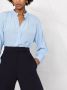 Blanca Vita Zijden blouse dames zijde 46 Blauw - Thumbnail 5