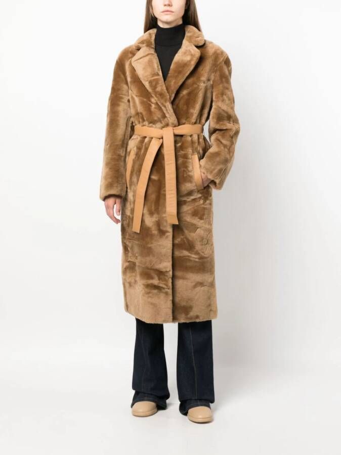 Blancha Lammy coat Bruin
