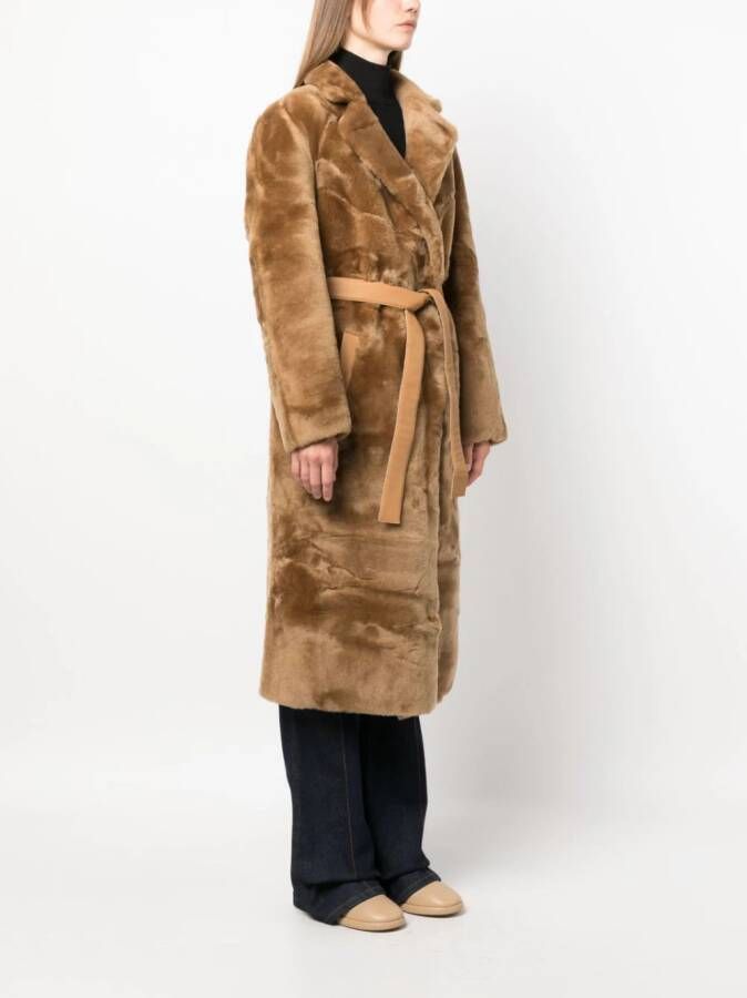 Blancha Lammy coat Bruin