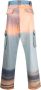 BLUE SKY INN Broek met abstracte print Blauw - Thumbnail 2