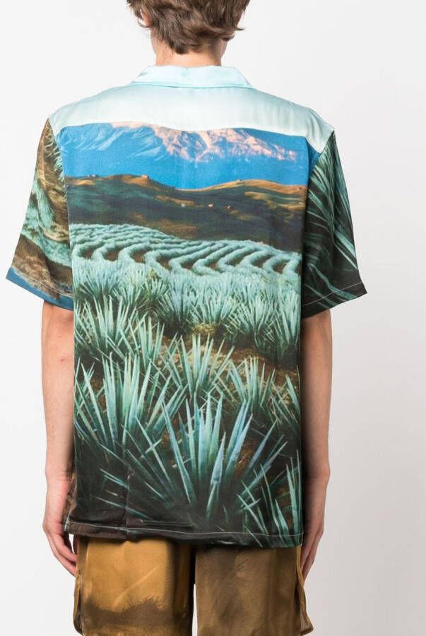 BLUE SKY INN Overhemd met print Blauw