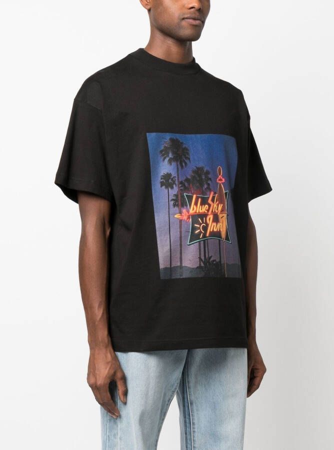 BLUE SKY INN T-shirt met grafische print Zwart